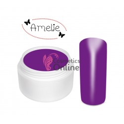 Gel UV Amelie color Plum Purple 5ml + 1 Cutie cu paiete Holografice Cadou